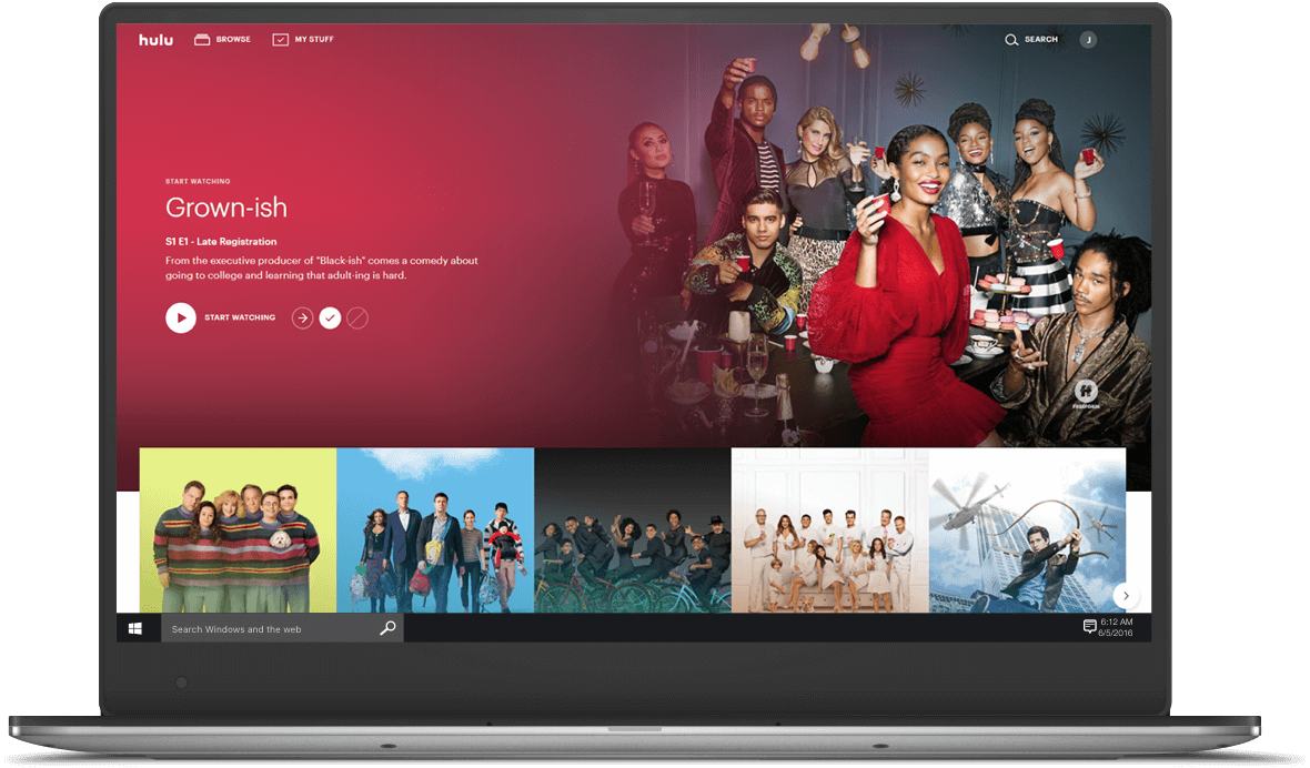 Hulu screen